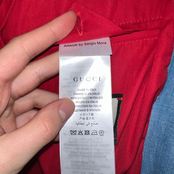 Gucci - Privilegium Perpetuum "Zoltar" - Denim Chambray Bomber Jacket Size 44/S - Picture 10 of 16